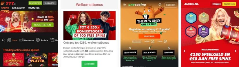 beste casino bonussen bij 20 euro deposit casinos