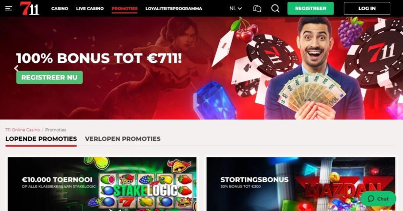 711 casino bonus review