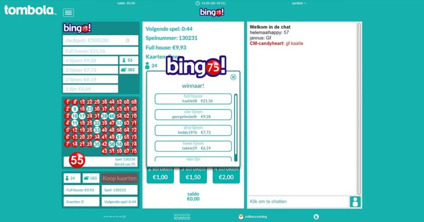 tombola online bingo spellen review