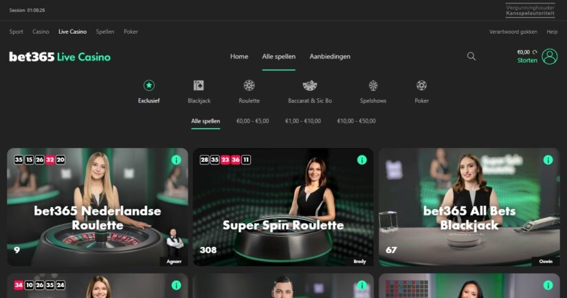 bet365 live casino beoordeling