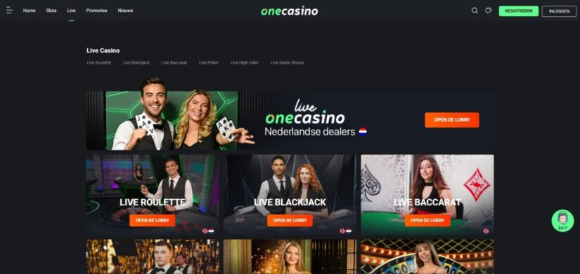 one casino live casino review