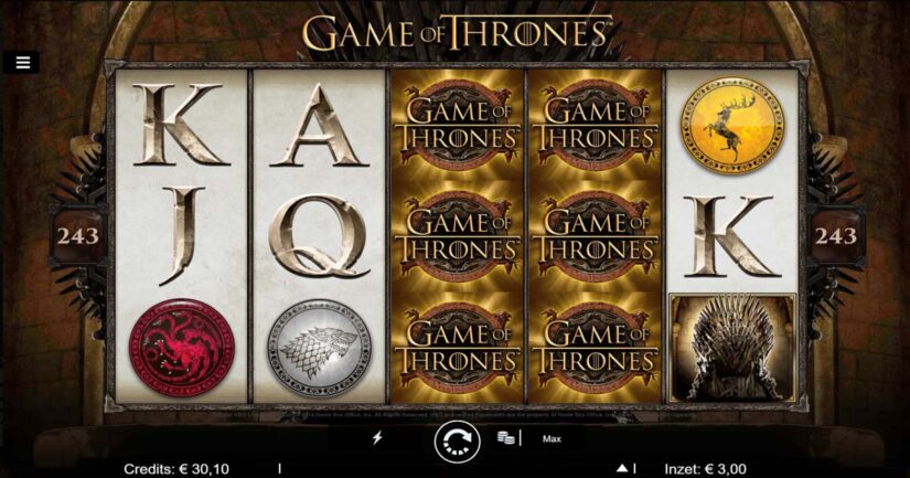 Game of Thrones slot bij Microgaming casinos'