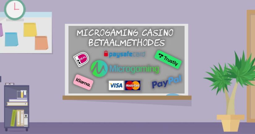 Beschikbare betaalmethodes bij Microgaming casino's