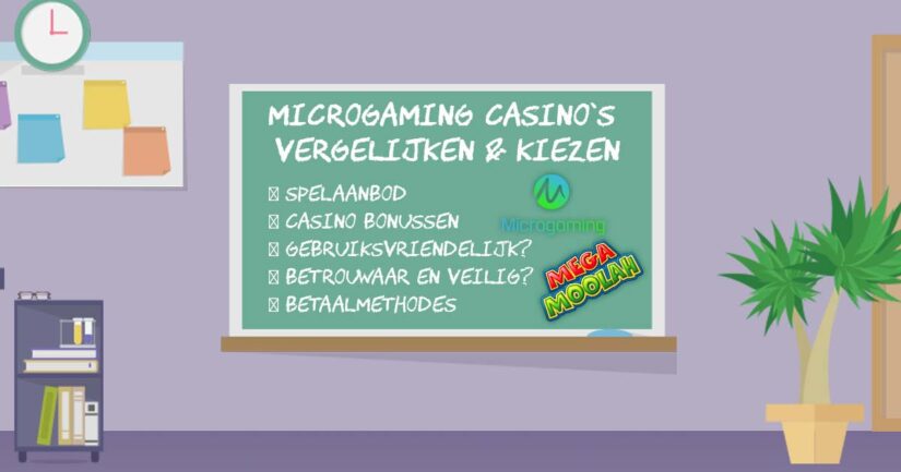 Veilig Microgaming casino's vergelijken en kiezen 