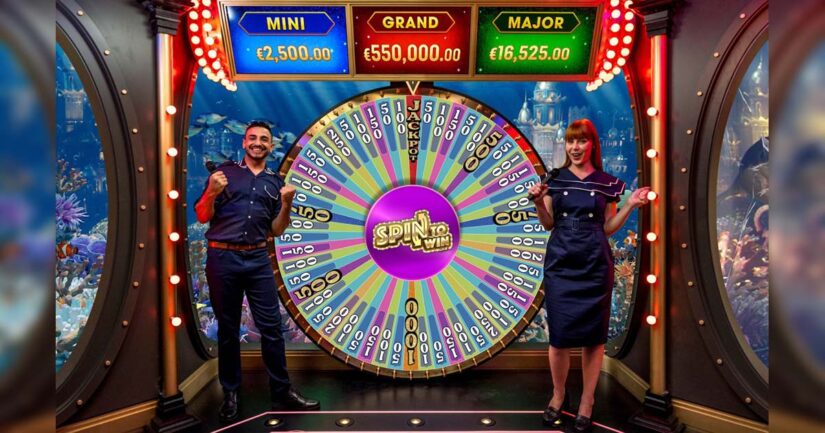 Stakelogic Live Spin to Win Jackpot feature