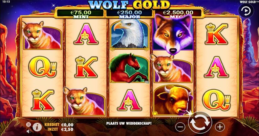 wolf gold gokkast van Pragmatic Play casinos