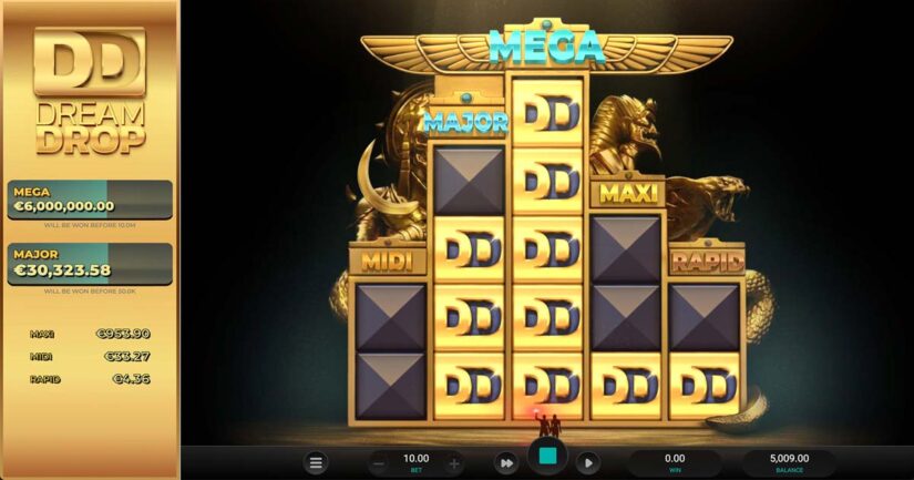 Relax Gaming dream drop jackpot niveaus