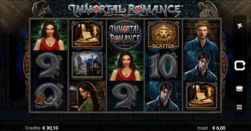 Immortal Romance casino slot van Microgaming