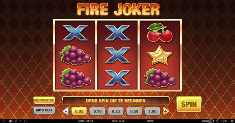 fire joker casino slot van Play'n GO