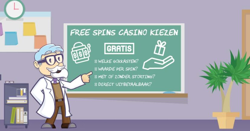 gratis spins casino's vergelijken en kiezen