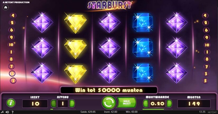 Starburst casino slot van NetEnet