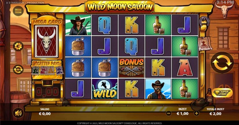 wild moon saloon gokkast van stakelogic