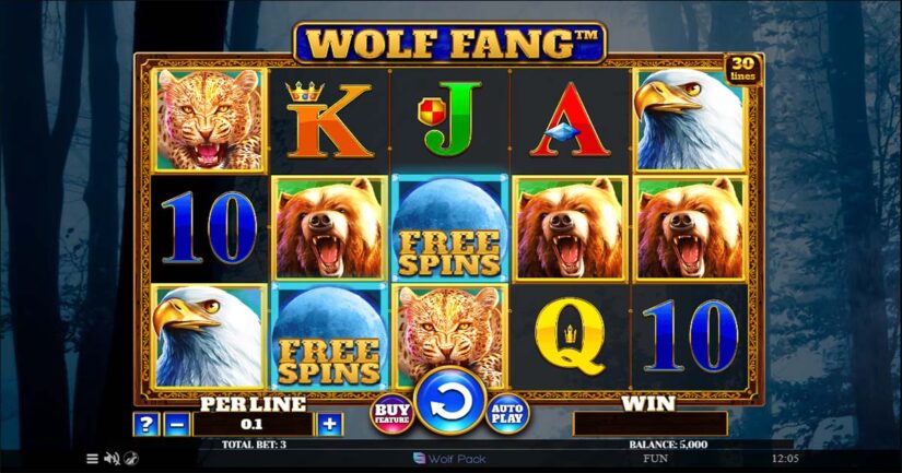 Wolf Fang Slot van Spinomenal Casino