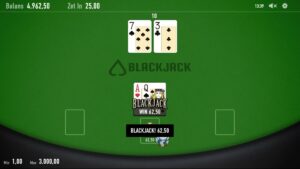 stap 5 blackjack regels uitkomst ronde