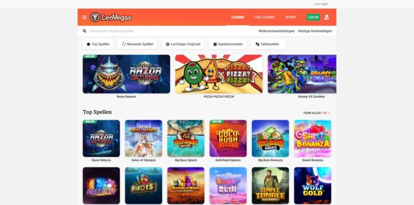 LeoVegas casino gokkasten review