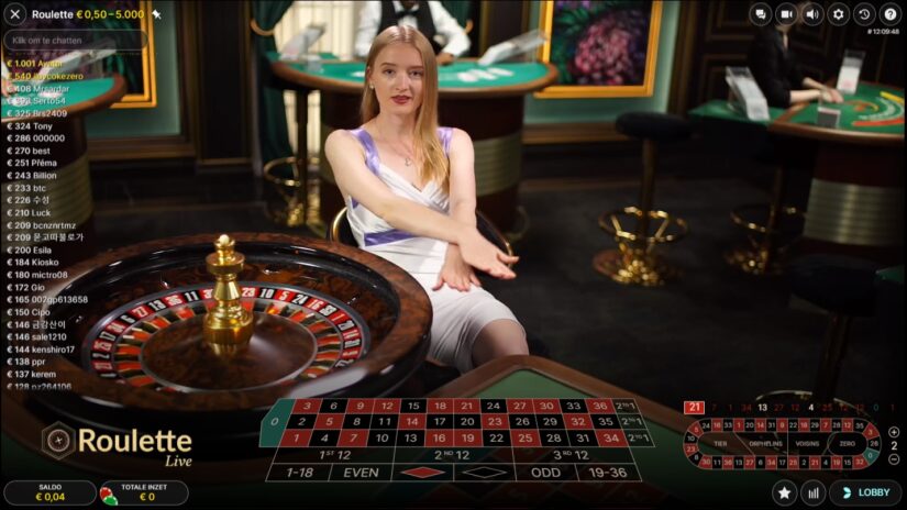 live roulette evolution gaming casino