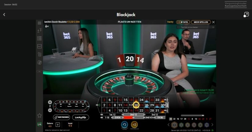 Playtech Live Casino Roulette