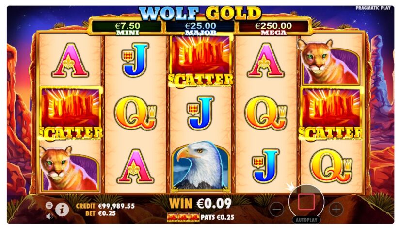 scatter wolf gold slot