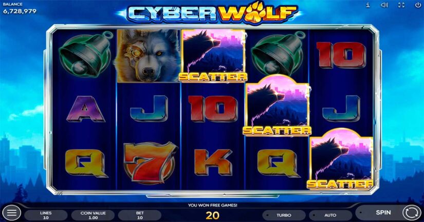 Endorphina casino slot Cyber Wolf 