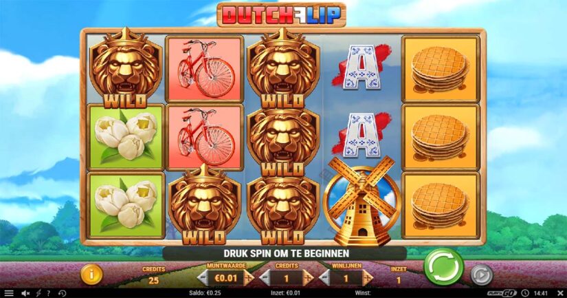 dutch flip slot 1 cent spin